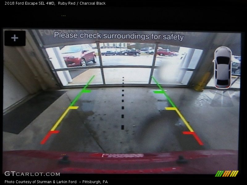 Ruby Red / Charcoal Black 2018 Ford Escape SEL 4WD