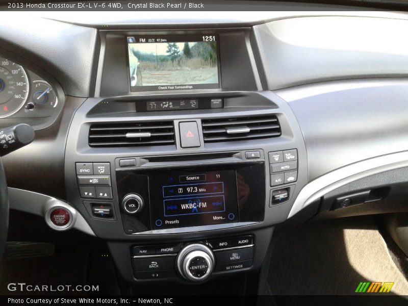 Crystal Black Pearl / Black 2013 Honda Crosstour EX-L V-6 4WD