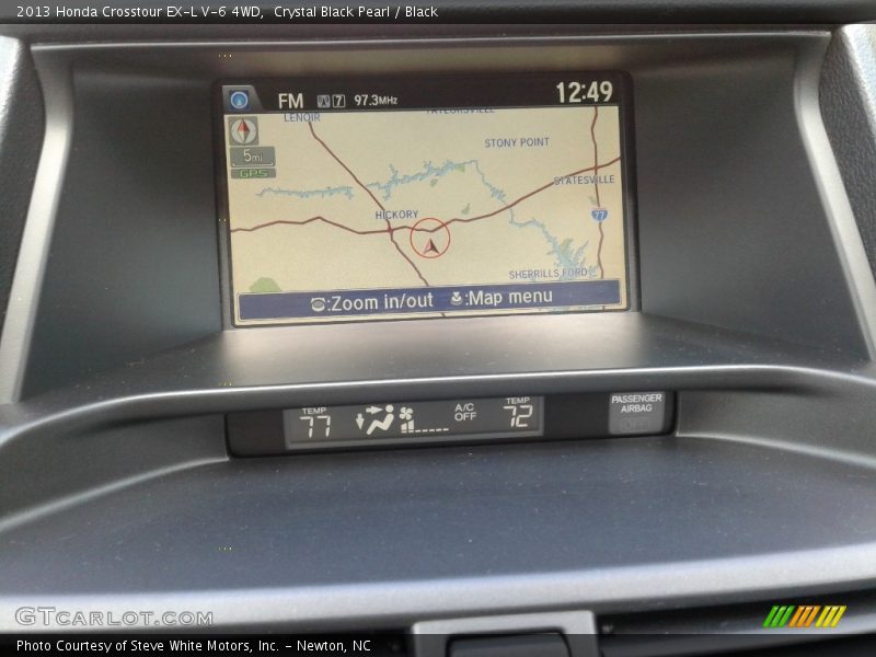 Crystal Black Pearl / Black 2013 Honda Crosstour EX-L V-6 4WD