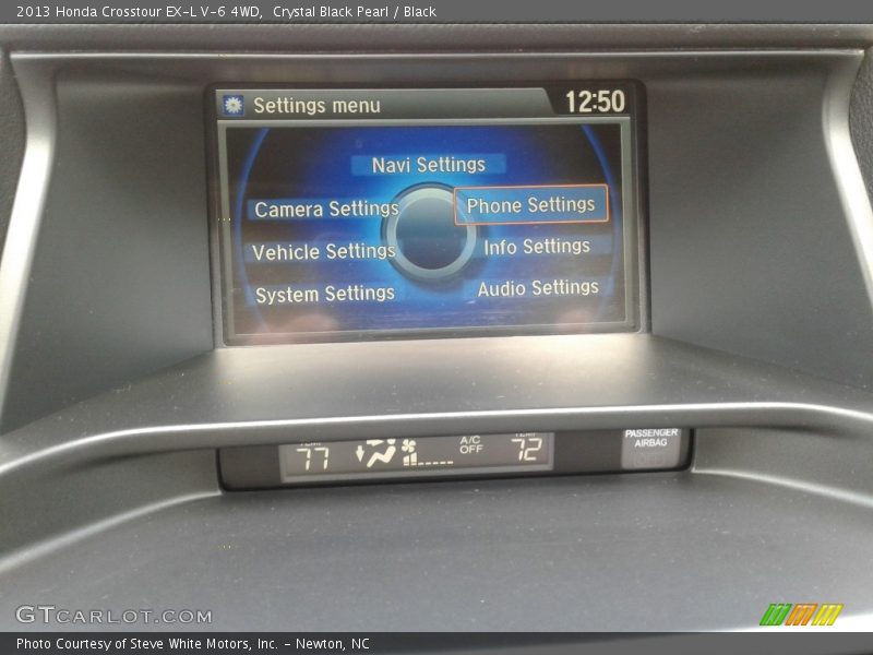 Crystal Black Pearl / Black 2013 Honda Crosstour EX-L V-6 4WD