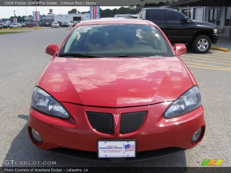 Crimson Red / Ebony 2008 Pontiac Grand Prix Sedan