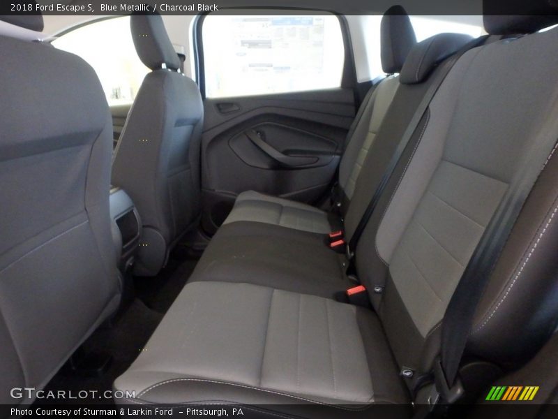 Blue Metallic / Charcoal Black 2018 Ford Escape S