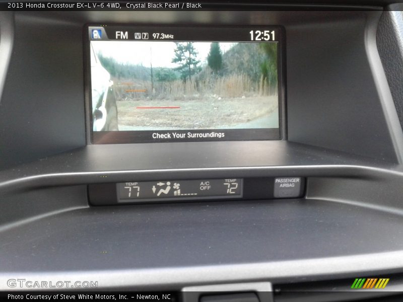 Crystal Black Pearl / Black 2013 Honda Crosstour EX-L V-6 4WD