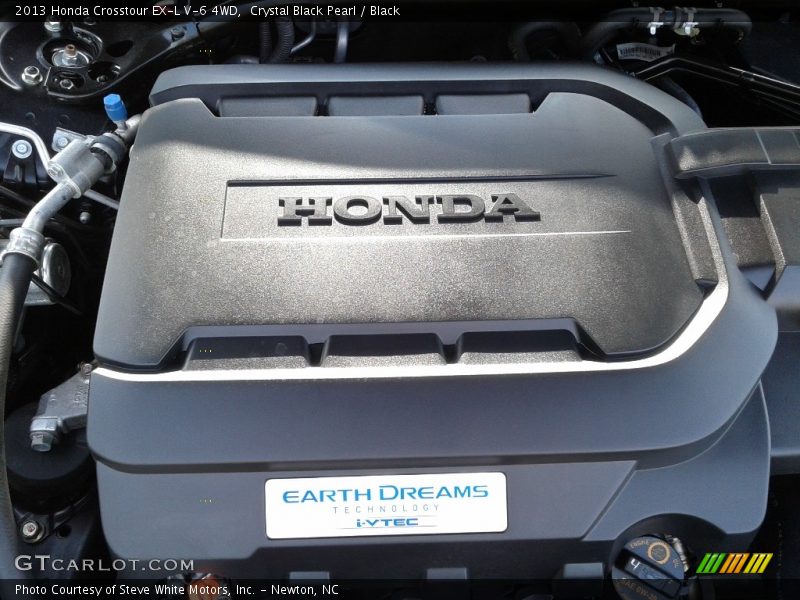 Crystal Black Pearl / Black 2013 Honda Crosstour EX-L V-6 4WD