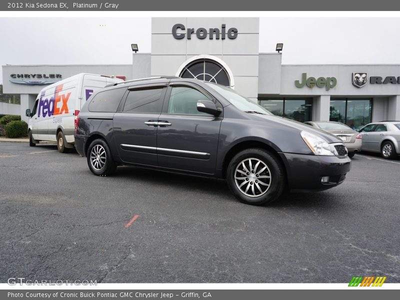 Platinum / Gray 2012 Kia Sedona EX