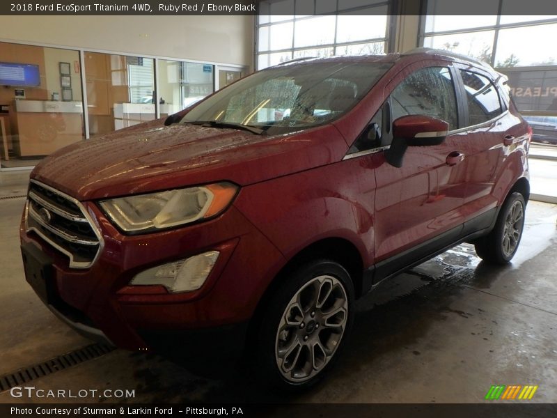 Ruby Red / Ebony Black 2018 Ford EcoSport Titanium 4WD