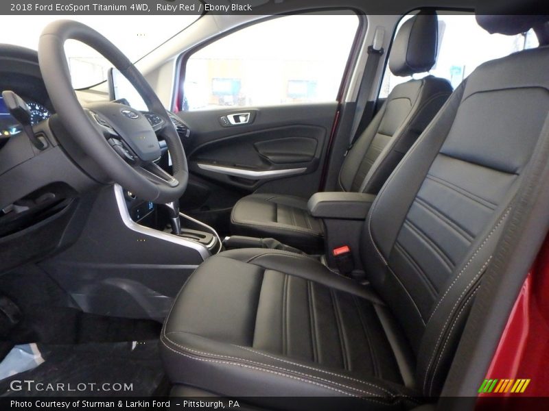 Front Seat of 2018 EcoSport Titanium 4WD