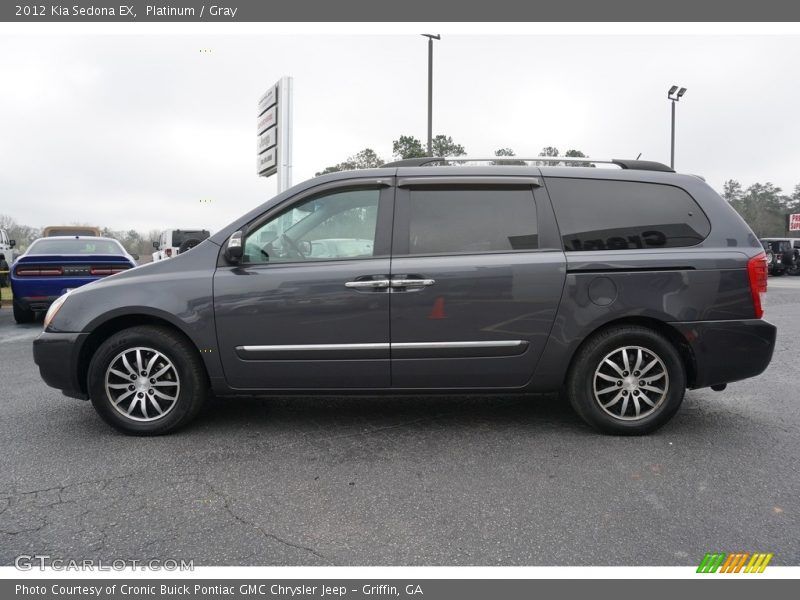 Platinum / Gray 2012 Kia Sedona EX