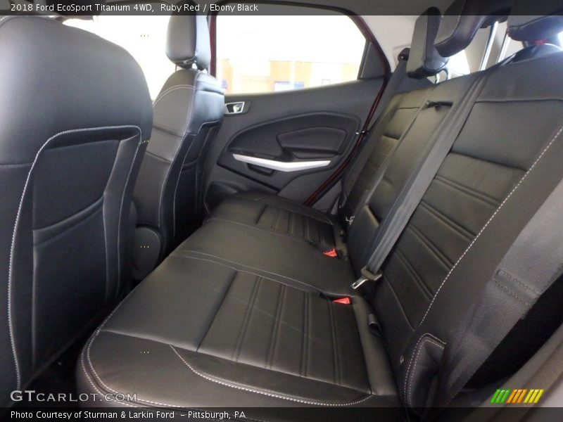 Rear Seat of 2018 EcoSport Titanium 4WD