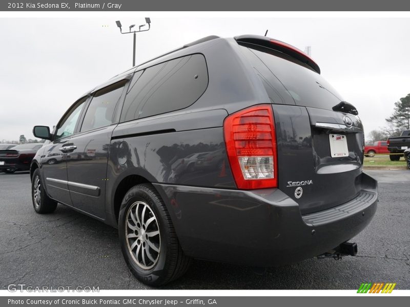 Platinum / Gray 2012 Kia Sedona EX