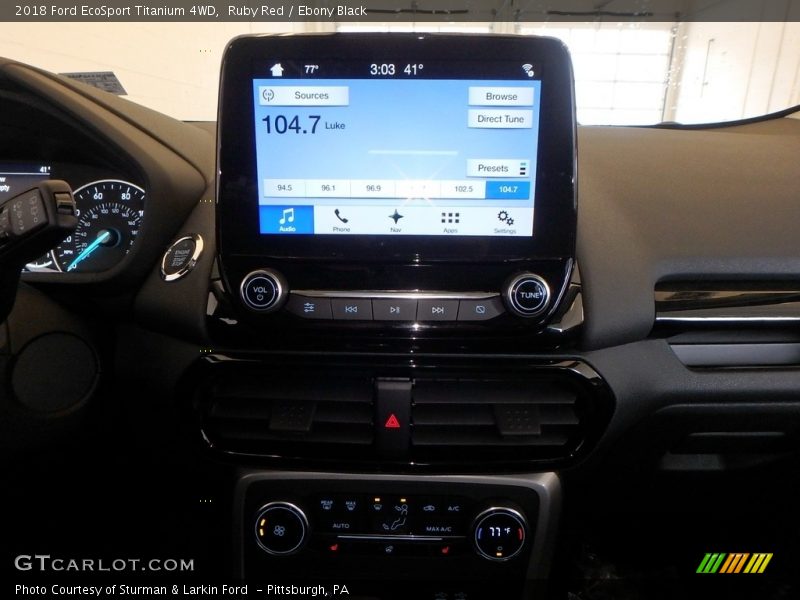 Ruby Red / Ebony Black 2018 Ford EcoSport Titanium 4WD