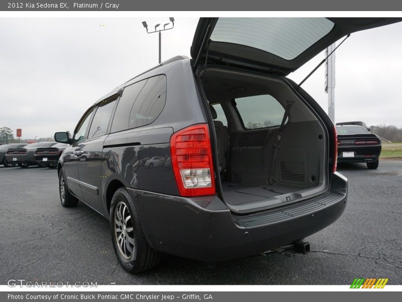 Platinum / Gray 2012 Kia Sedona EX