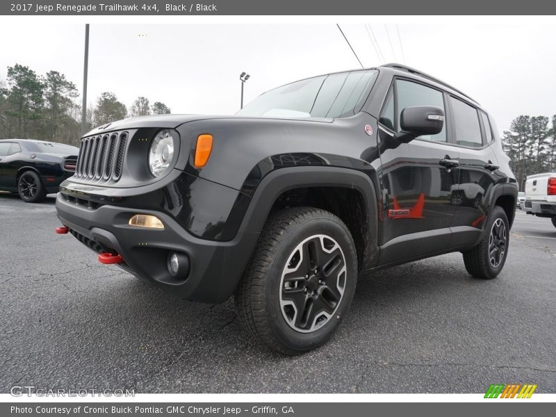 Black / Black 2017 Jeep Renegade Trailhawk 4x4