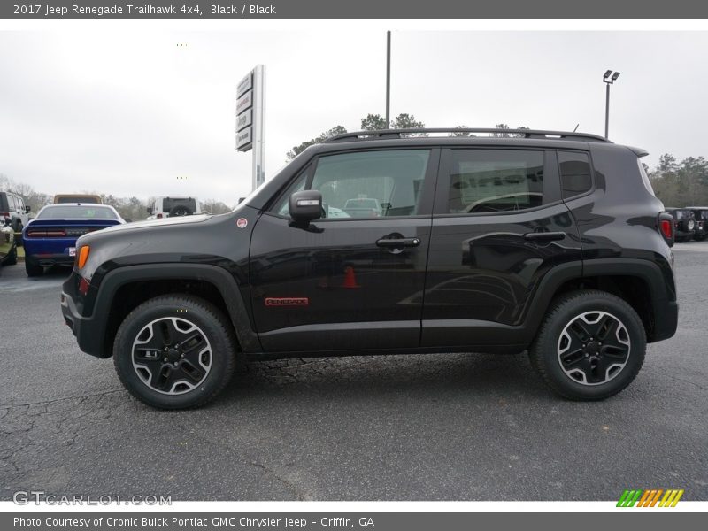 Black / Black 2017 Jeep Renegade Trailhawk 4x4