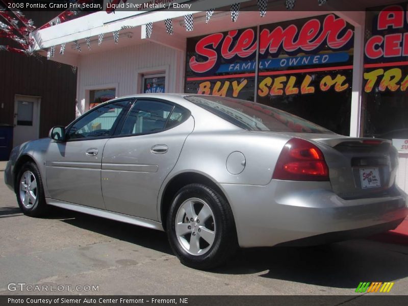 Liquid Silver Metallic / Ebony 2008 Pontiac Grand Prix Sedan