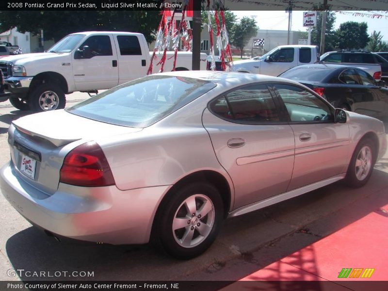 Liquid Silver Metallic / Ebony 2008 Pontiac Grand Prix Sedan