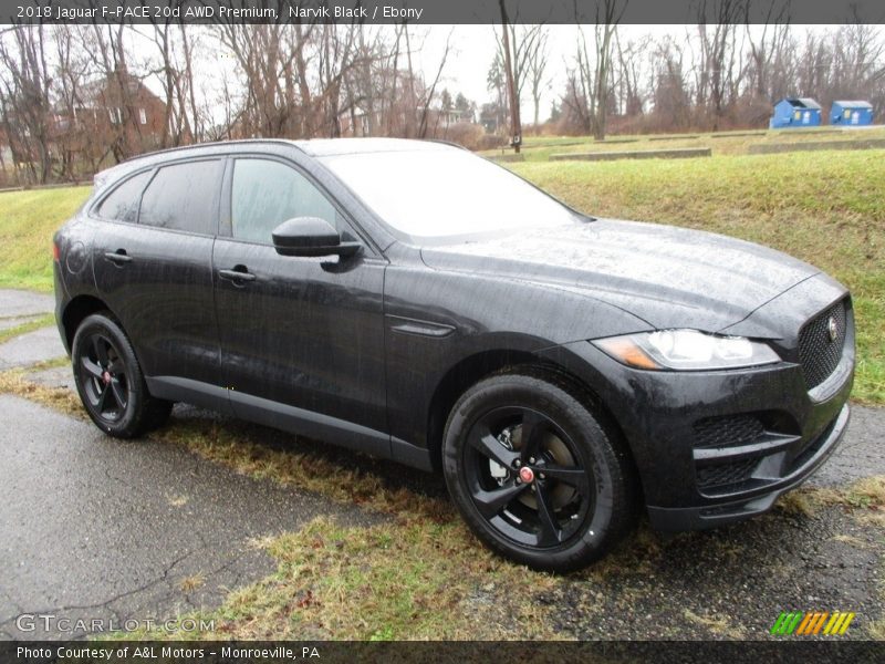 Narvik Black / Ebony 2018 Jaguar F-PACE 20d AWD Premium