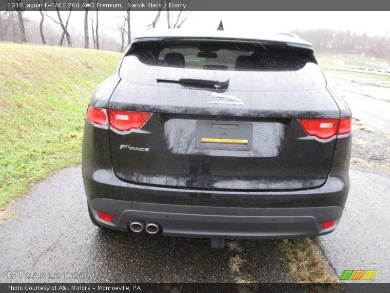 Narvik Black / Ebony 2018 Jaguar F-PACE 20d AWD Premium