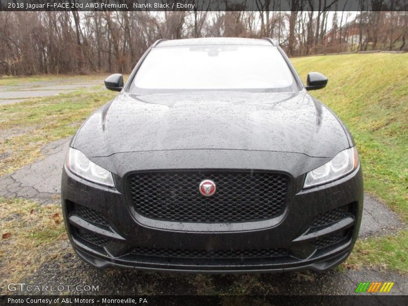 Narvik Black / Ebony 2018 Jaguar F-PACE 20d AWD Premium