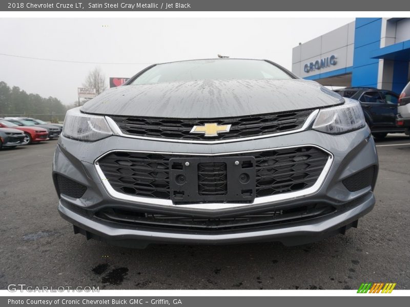 Satin Steel Gray Metallic / Jet Black 2018 Chevrolet Cruze LT