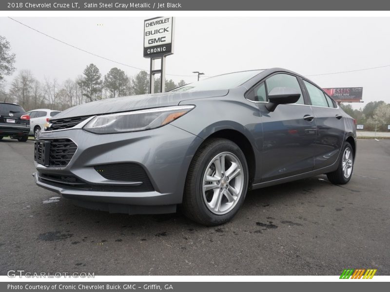 Satin Steel Gray Metallic / Jet Black 2018 Chevrolet Cruze LT