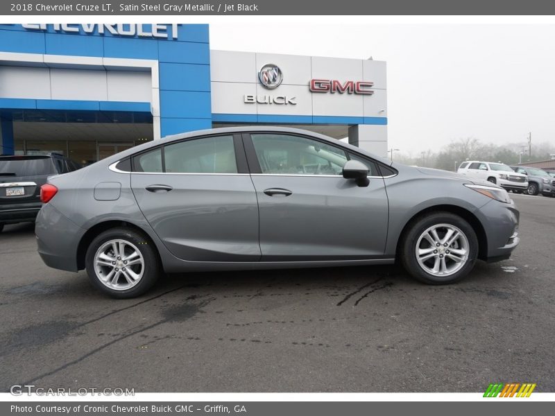 Satin Steel Gray Metallic / Jet Black 2018 Chevrolet Cruze LT