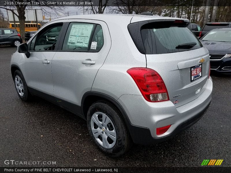 Silver Ice Metallic / Jet Black 2018 Chevrolet Trax LS