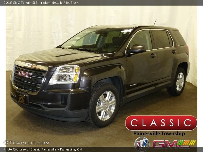 Iridium Metallic / Jet Black 2016 GMC Terrain SLE