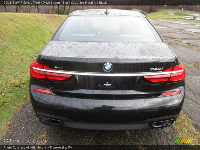 Black Sapphire Metallic / Black 2018 BMW 7 Series 740i xDrive Sedan