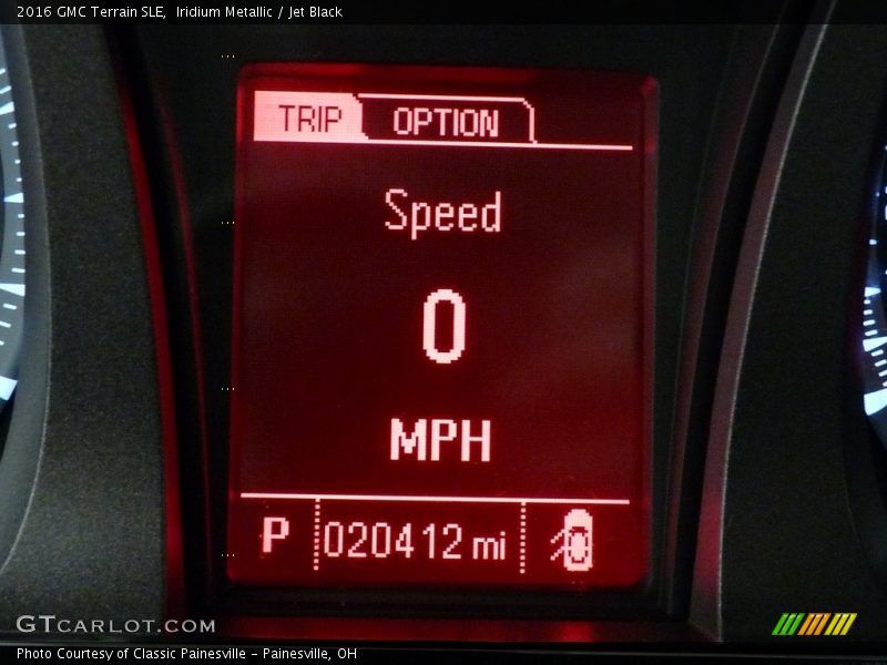 Iridium Metallic / Jet Black 2016 GMC Terrain SLE