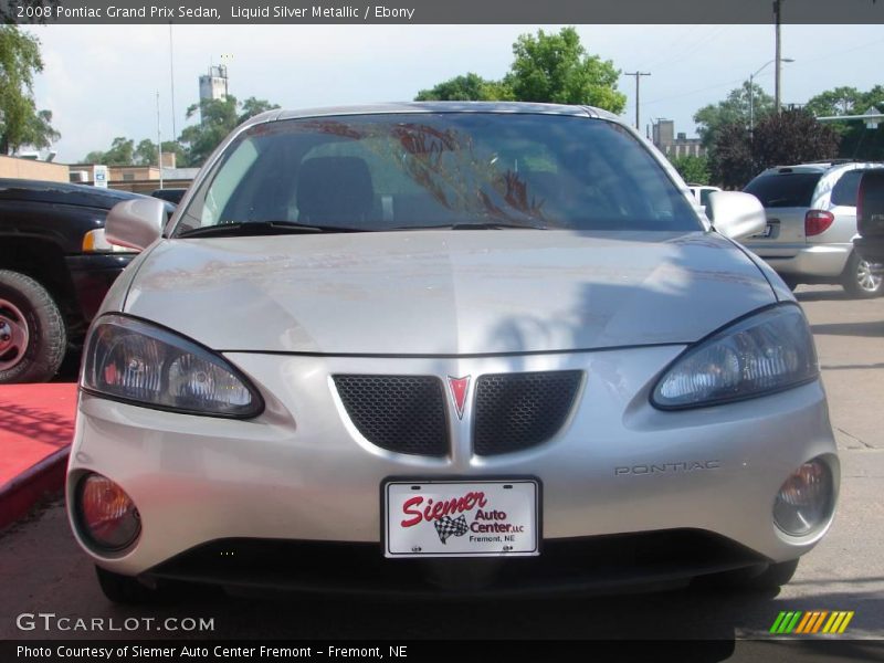 Liquid Silver Metallic / Ebony 2008 Pontiac Grand Prix Sedan