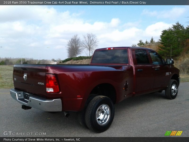 Delmonico Red Pearl / Black/Diesel Gray 2018 Ram 3500 Tradesman Crew Cab 4x4 Dual Rear Wheel