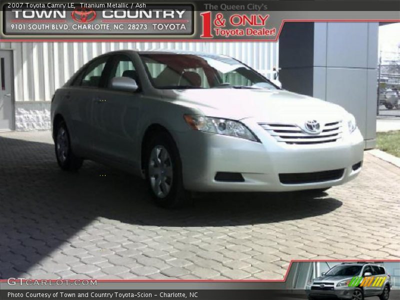Titanium Metallic / Ash 2007 Toyota Camry LE