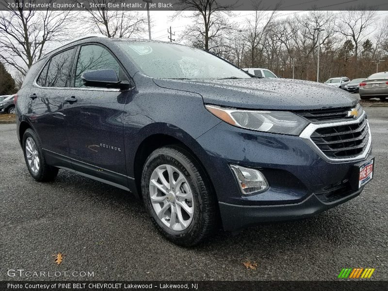 Storm Blue Metallic / Jet Black 2018 Chevrolet Equinox LT
