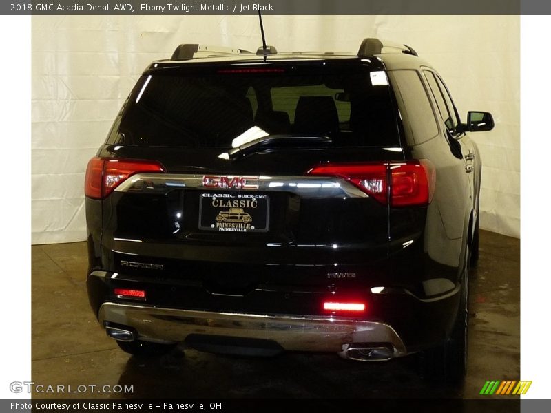 Ebony Twilight Metallic / Jet Black 2018 GMC Acadia Denali AWD