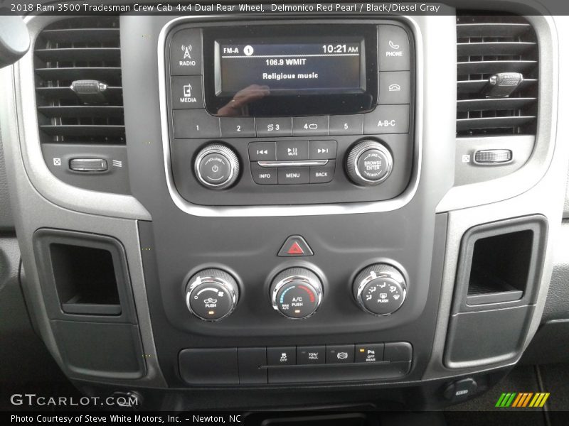 Delmonico Red Pearl / Black/Diesel Gray 2018 Ram 3500 Tradesman Crew Cab 4x4 Dual Rear Wheel