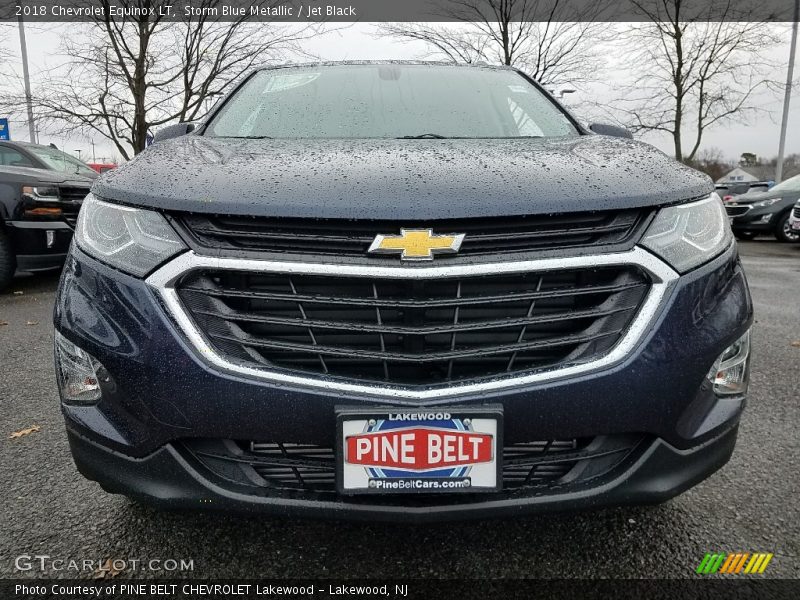 Storm Blue Metallic / Jet Black 2018 Chevrolet Equinox LT