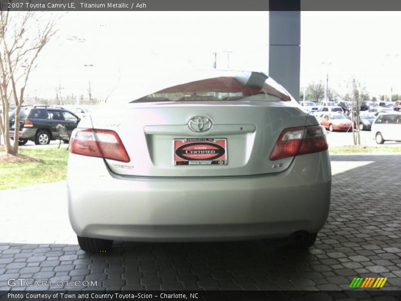 Titanium Metallic / Ash 2007 Toyota Camry LE