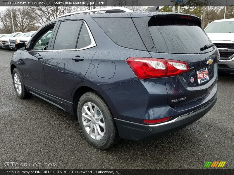 Storm Blue Metallic / Jet Black 2018 Chevrolet Equinox LT