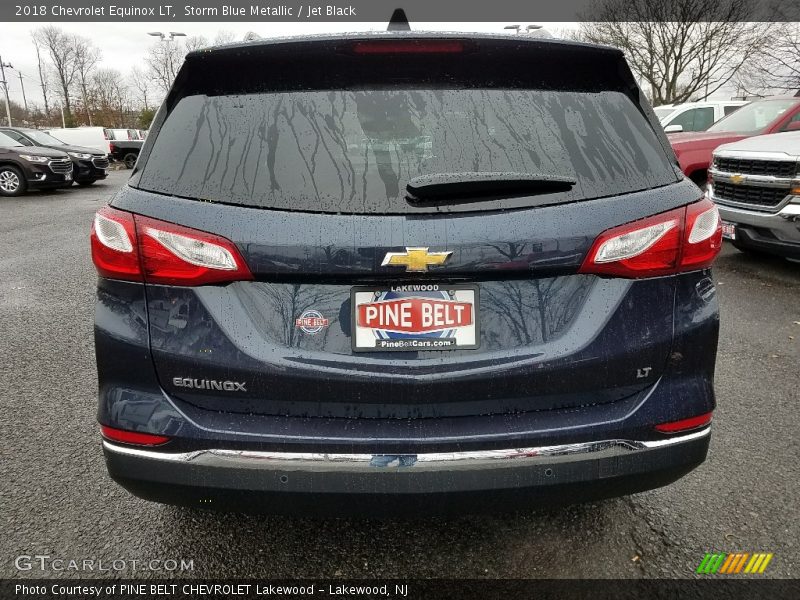 Storm Blue Metallic / Jet Black 2018 Chevrolet Equinox LT