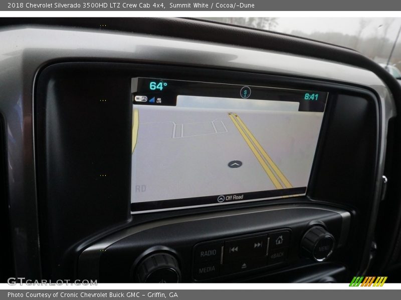 Summit White / Cocoa/­Dune 2018 Chevrolet Silverado 3500HD LTZ Crew Cab 4x4