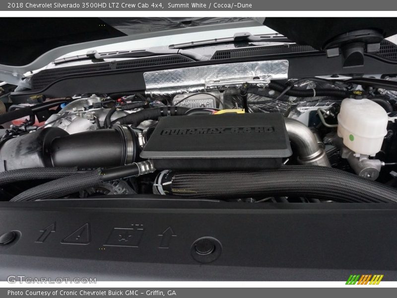 Summit White / Cocoa/­Dune 2018 Chevrolet Silverado 3500HD LTZ Crew Cab 4x4