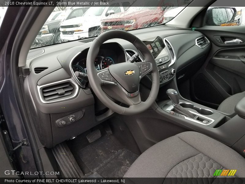 Storm Blue Metallic / Jet Black 2018 Chevrolet Equinox LT