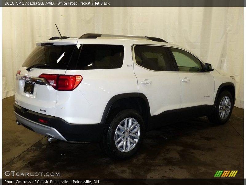 White Frost Tricoat / Jet Black 2018 GMC Acadia SLE AWD