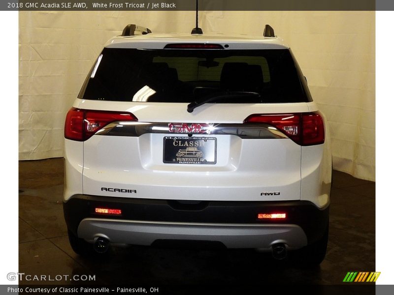White Frost Tricoat / Jet Black 2018 GMC Acadia SLE AWD