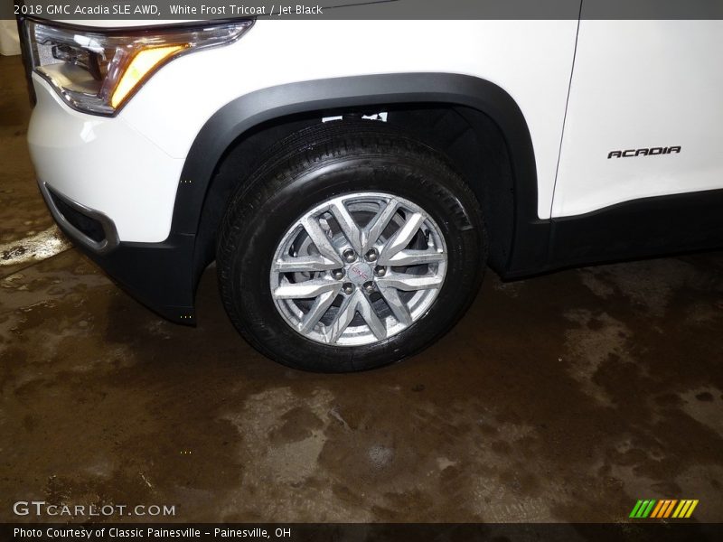 White Frost Tricoat / Jet Black 2018 GMC Acadia SLE AWD
