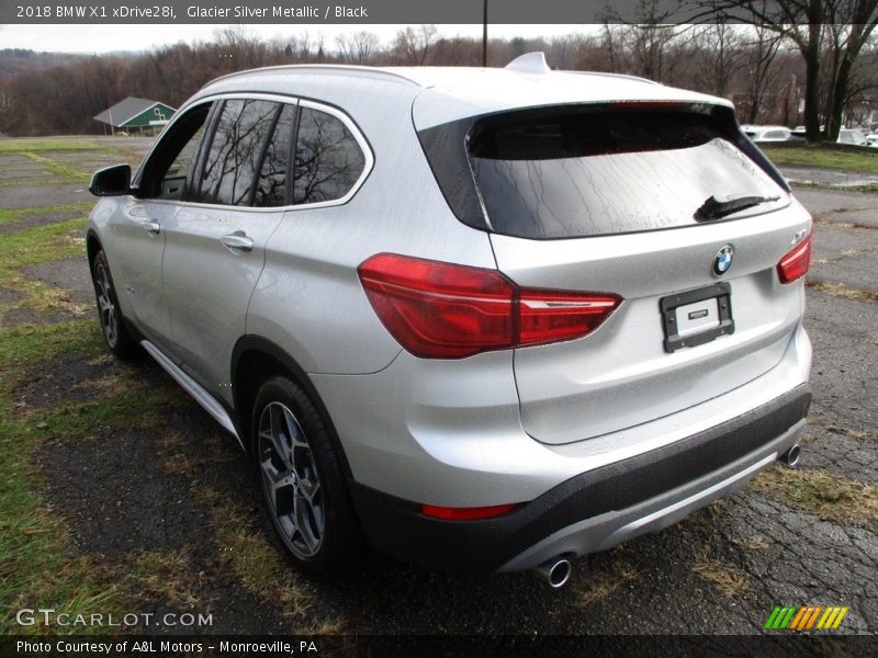 Glacier Silver Metallic / Black 2018 BMW X1 xDrive28i