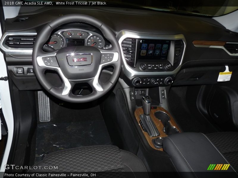 White Frost Tricoat / Jet Black 2018 GMC Acadia SLE AWD