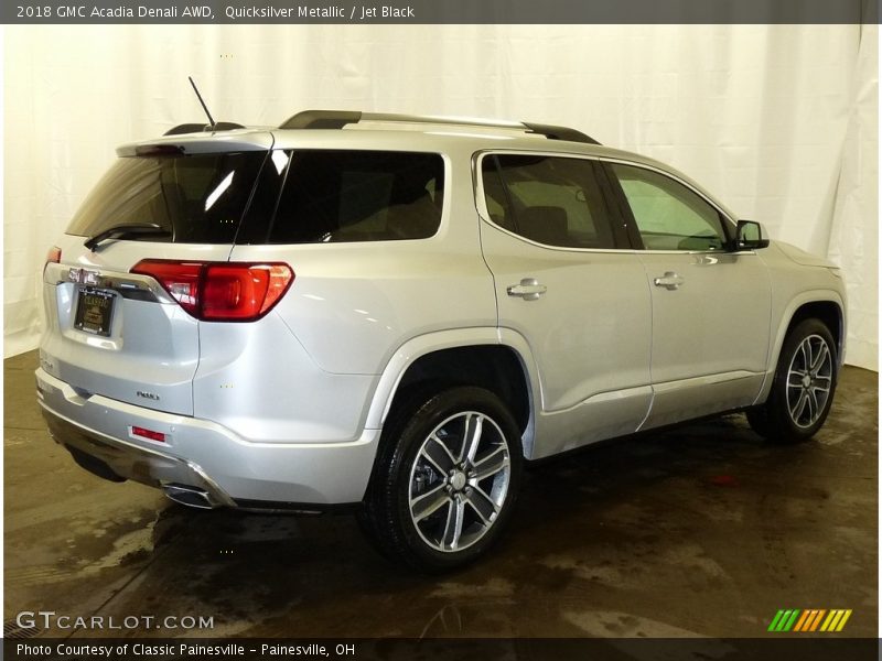 Quicksilver Metallic / Jet Black 2018 GMC Acadia Denali AWD