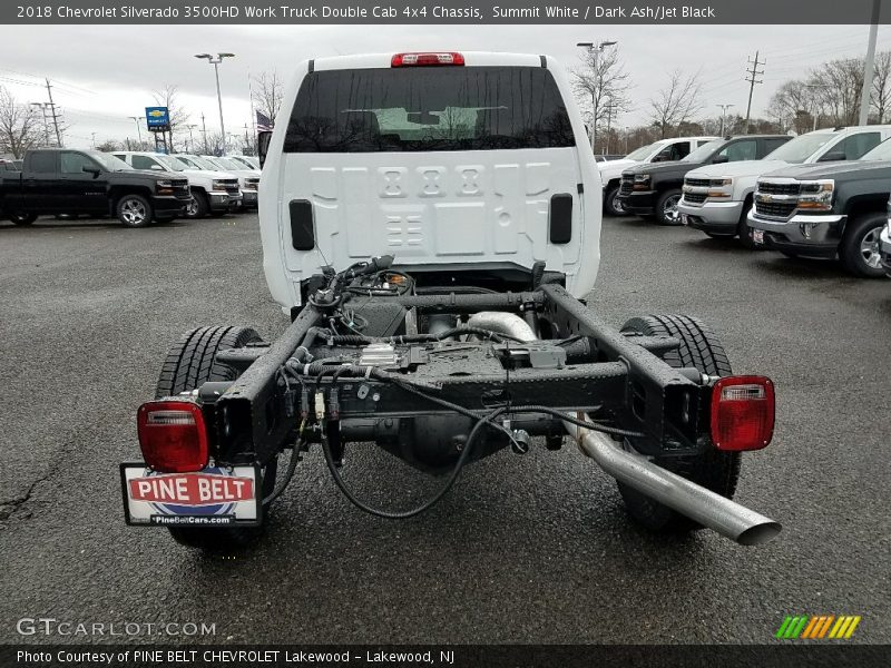 Summit White / Dark Ash/Jet Black 2018 Chevrolet Silverado 3500HD Work Truck Double Cab 4x4 Chassis